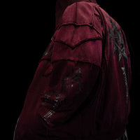 Ruined Oversized Zip-up Hoodie [VIOLA]