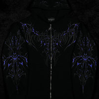 Shadow Monarch Oversized Zip-up Hoodie [DUSK]