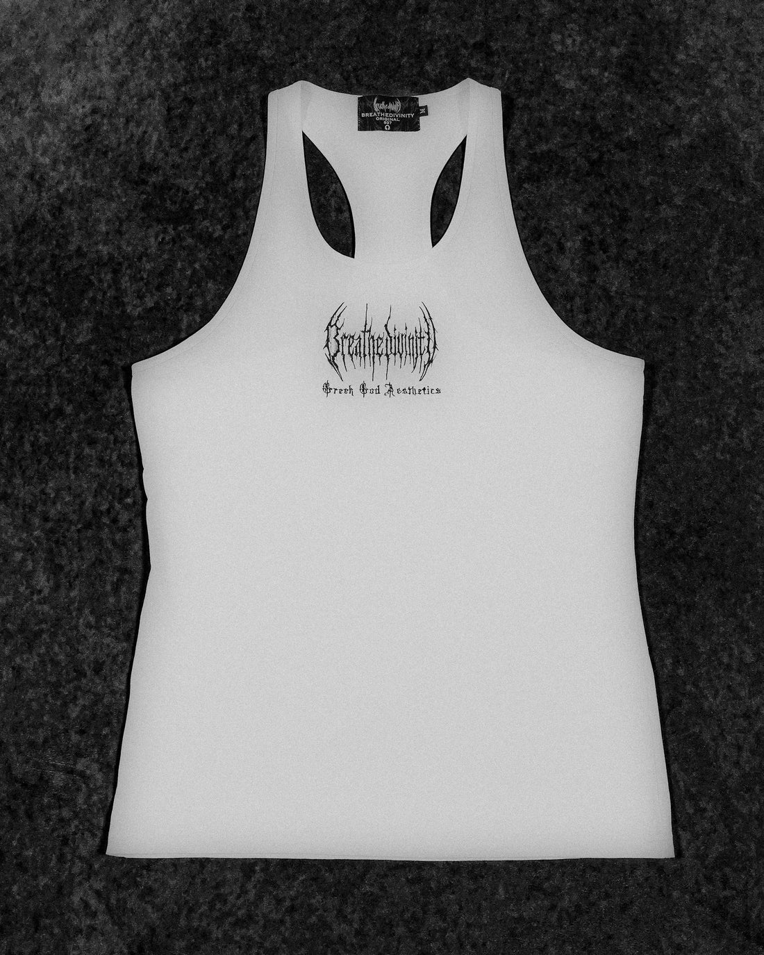 Greek God Aesthetics Bodybuilding Stringer [DIVINE WHITE]
