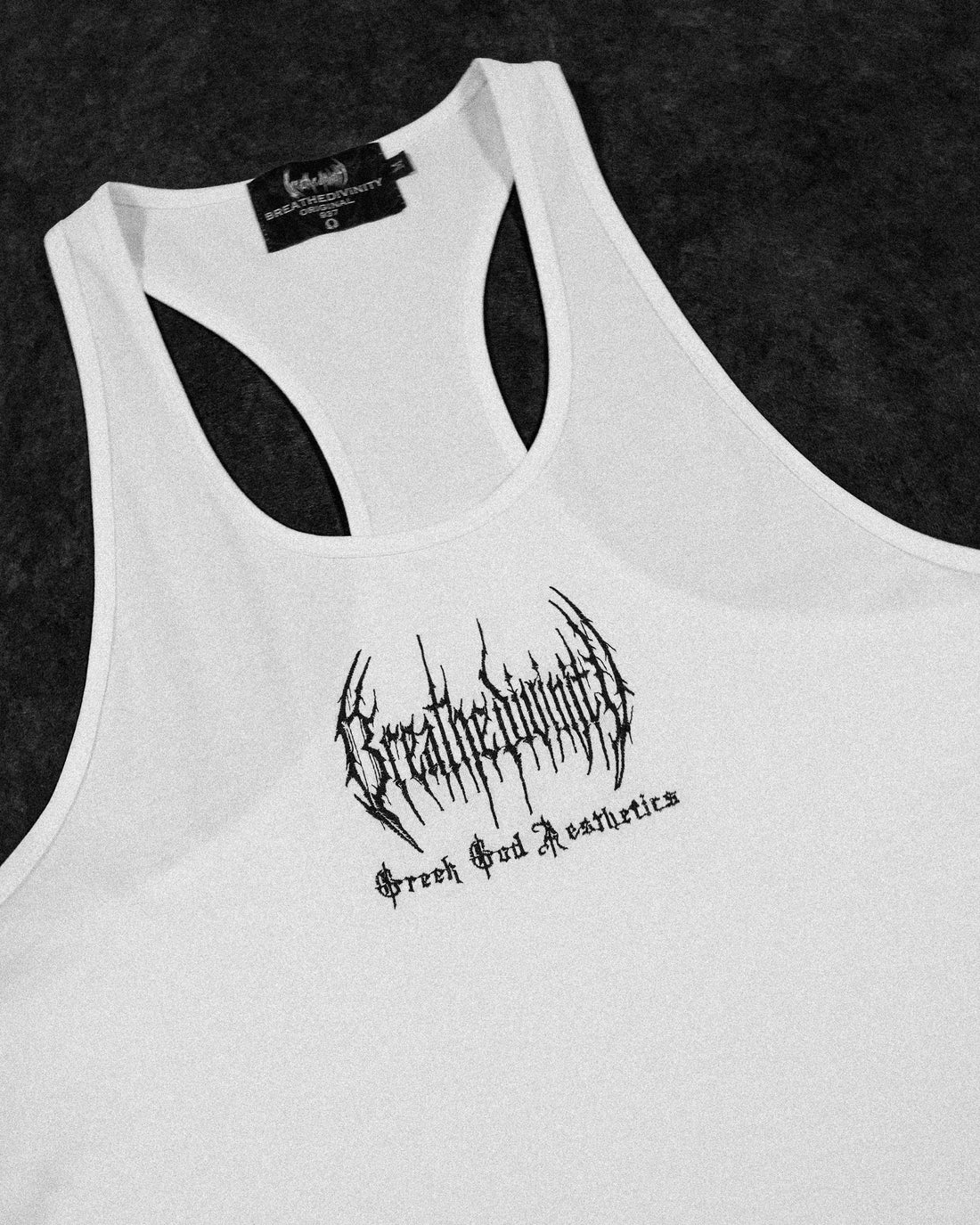 Greek God Aesthetics Bodybuilding Stringer [DIVINE WHITE]