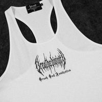 Greek God Aesthetics Bodybuilding Stringer [DIVINE WHITE]