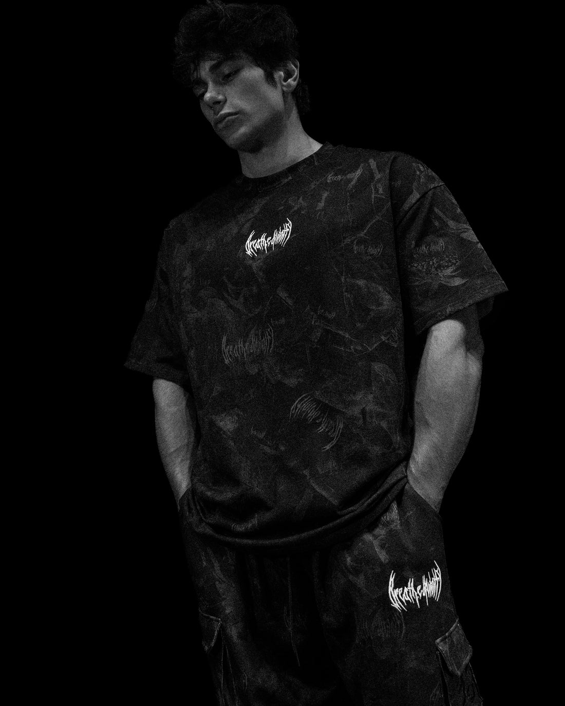 Camo Oversized T-shirt [NIGHTSHADE CAMO]
