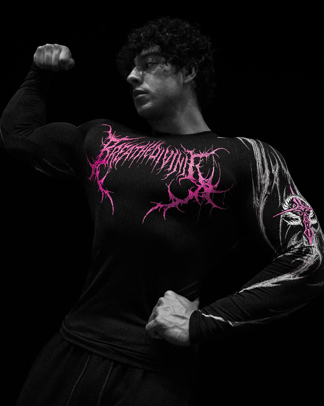 Void Tech™  Fallen Knight longsleeve Compression [BLOSSOM PINK]