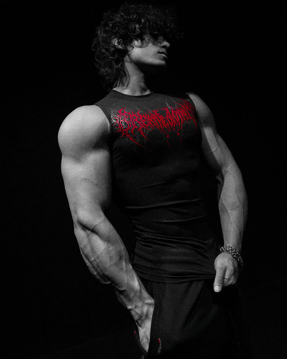 Void Tech™ Cyber Skeleton Cut-off Delt Compression [NIGHTMARE]