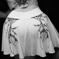 Women's Black Widow Athletic Skirt [DIVINE WHITE]