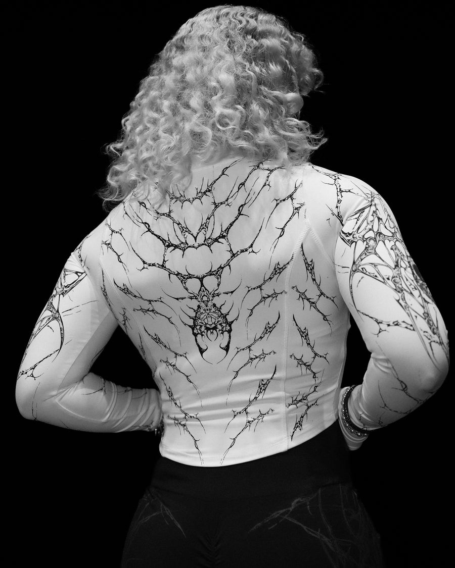 Women's Void Tech™ Widowmaker Zip-up Compression Jacket [DIVINE WHITE]