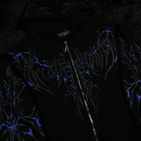 Shadow Monarch Oversized Zip-up Hoodie [DUSK]