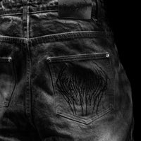 Soul Decay Oversized Distressed Denim Jeans [ANGEL WASHED]