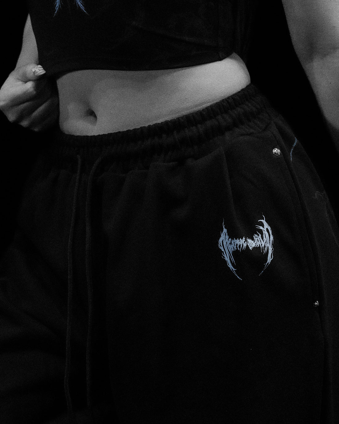DeathWing Banana Shaped Uncuffed Sweatpants [FROST]
