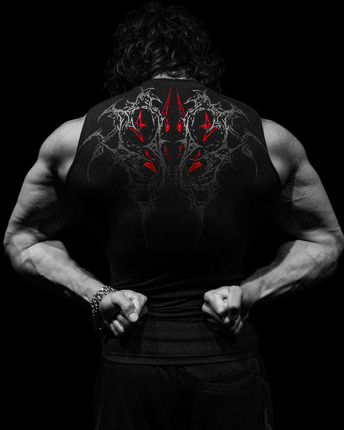 Void Tech™ Cyber Skeleton Cut-off Delt Compression [NIGHTMARE]