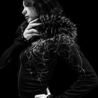 Infernal Faux Fur Lined Zip-Up [VOID BLACK]