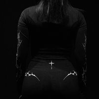 Women's Void Tech™ Curse mark Seamless Shorts [VOID BLACK]