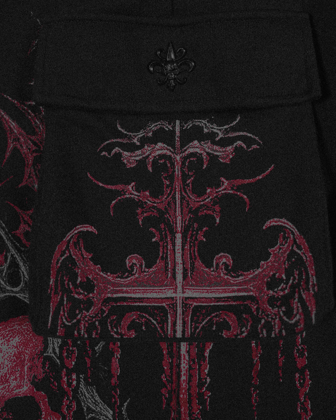 Mens Tarnished Uncuffed Luxury Cargos [BLOOD METAL]