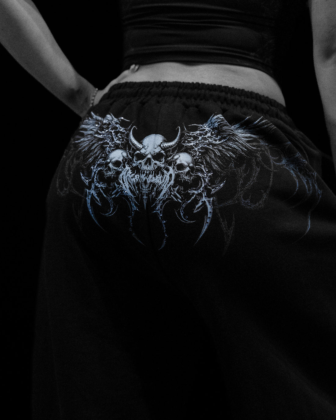 DeathWing Banana Shaped Uncuffed Sweatpants [FROST]