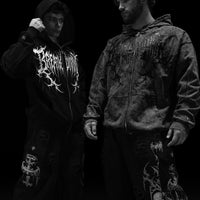 Mens Tarnished Zip-up Hoodie [VINTAGE]