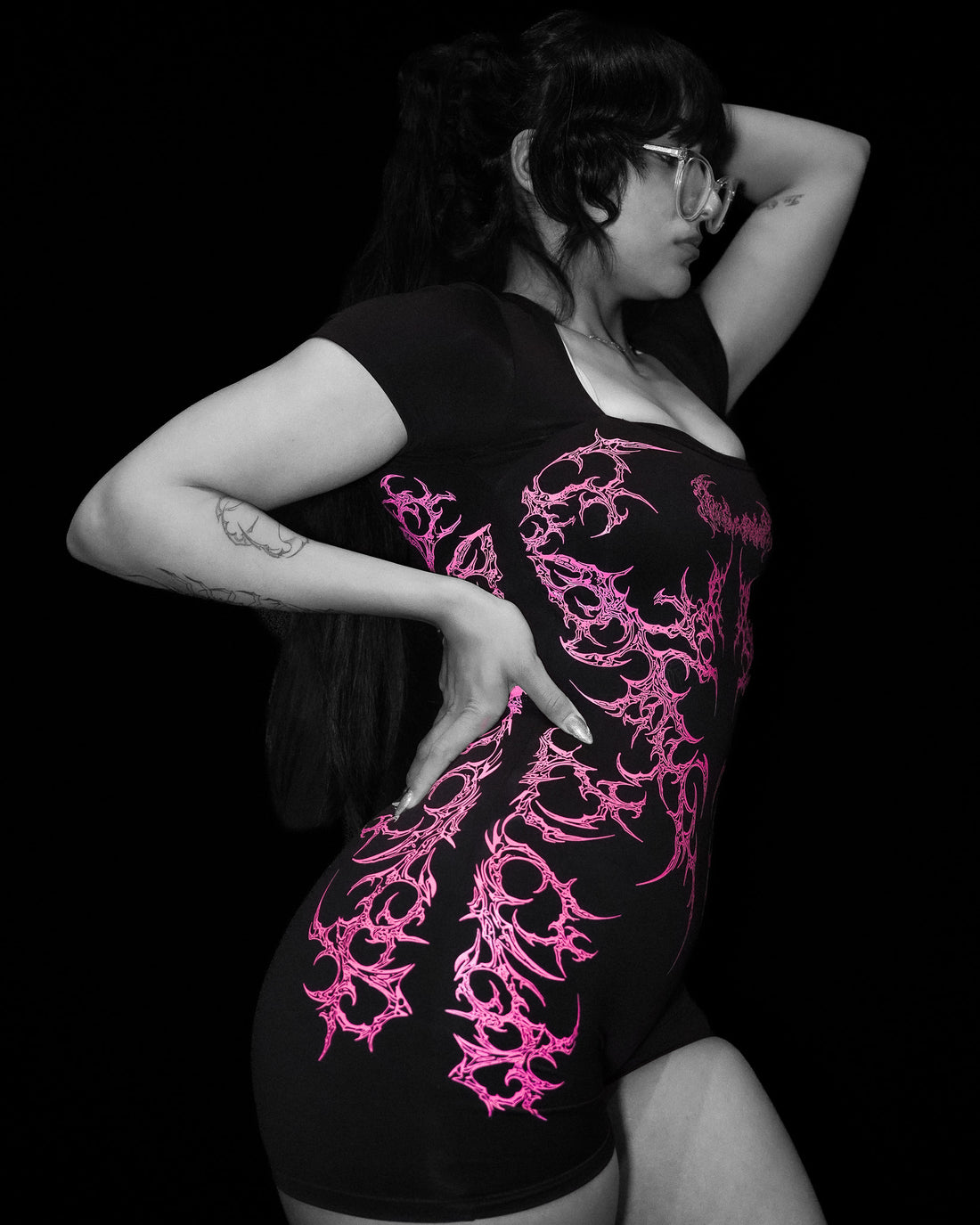 Women's Void Tech™ Spider Corpse Bodysuit [BLOSSOM PINK]