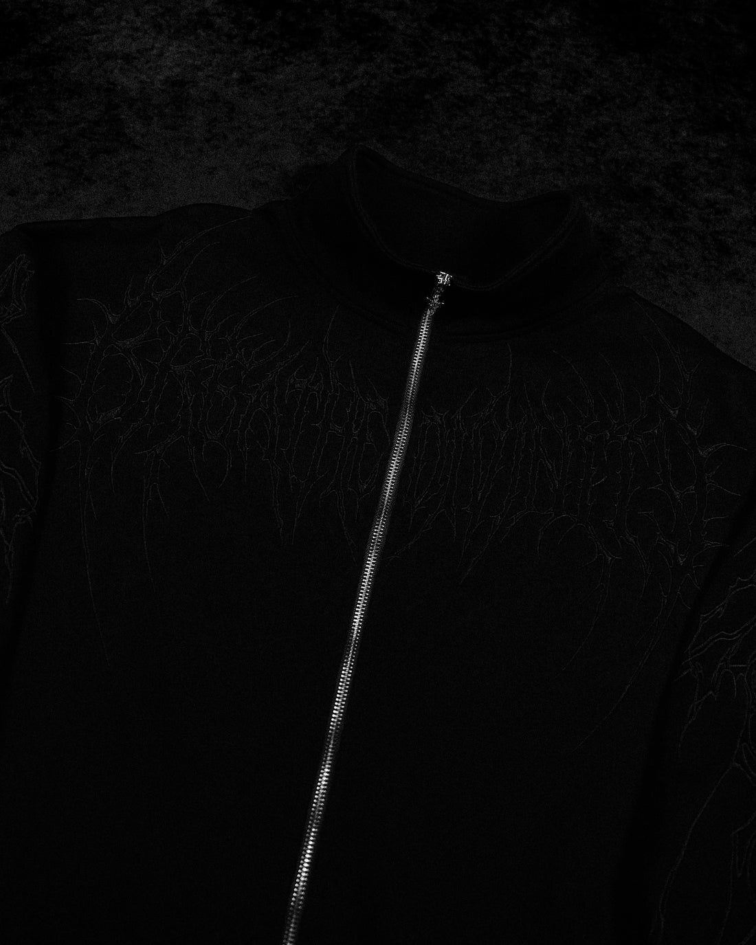 Netherwalker Oversized Zip-up jacket [DARKNESS]