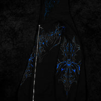Shadow Monarch Oversized Zip-up Hoodie [MOONLIGHT]