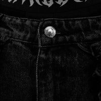 Oversized Distressed Denim Cargo jeans [ALLOY WASH]