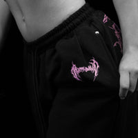 DeathWing Banana Shaped Uncuffed Sweatpants [BLOSSOM PINK]