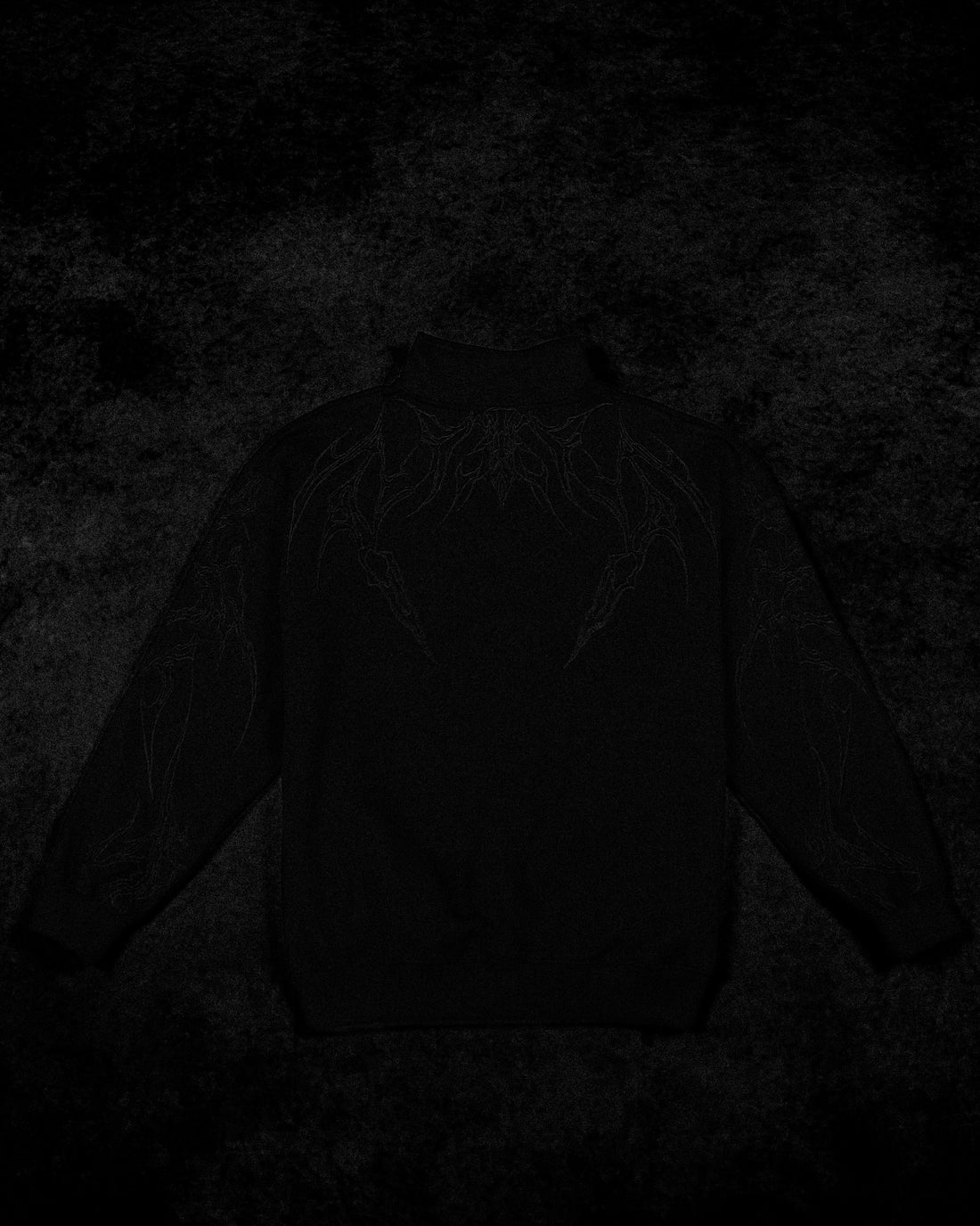 Netherwalker Oversized Zip-up jacket [DARKNESS]