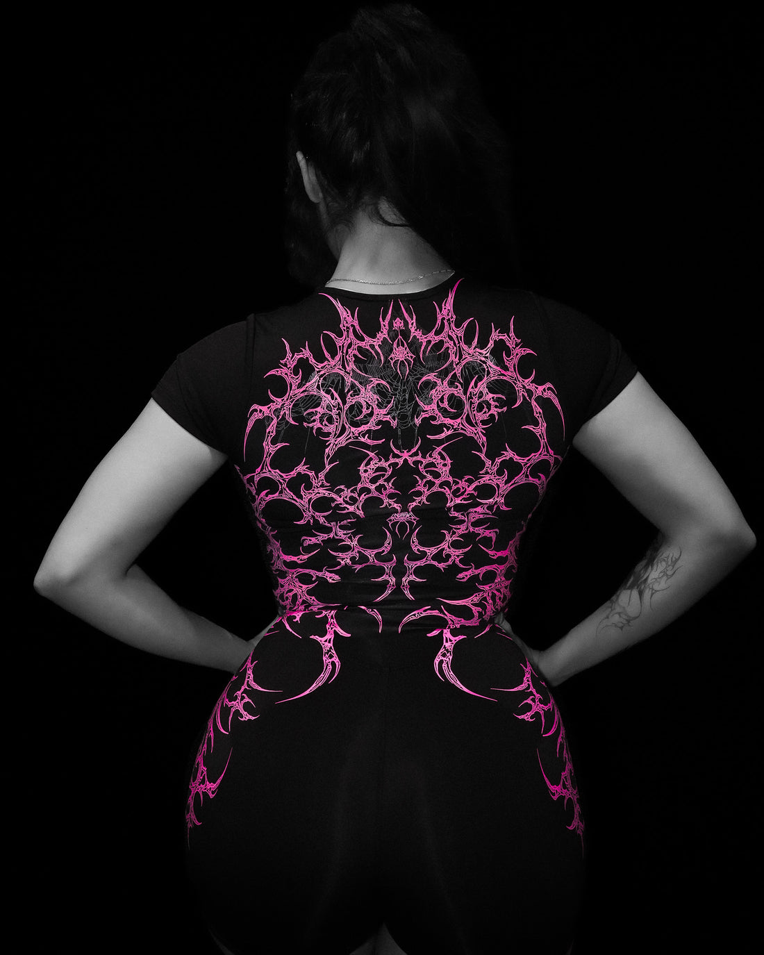 Women's Void Tech™ Spider Corpse Bodysuit [BLOSSOM PINK]
