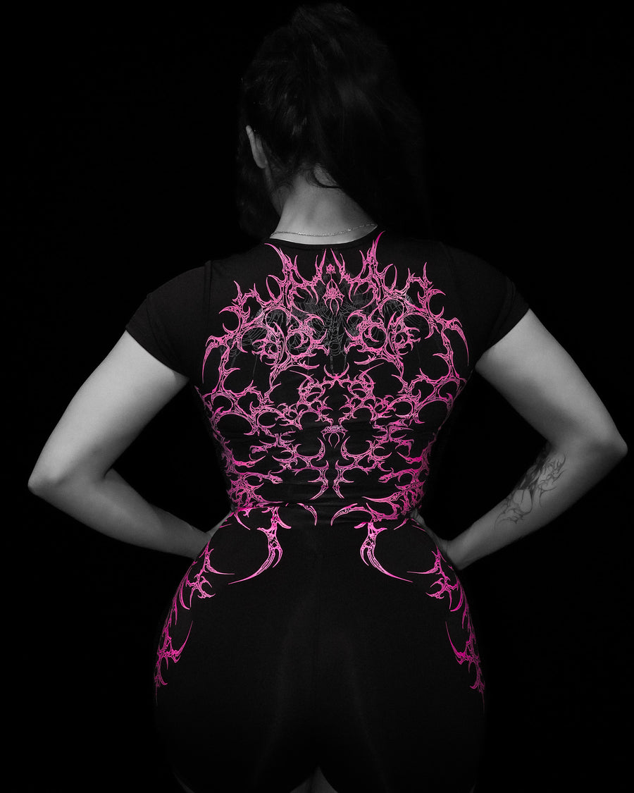 Women's Void Tech™ Spider Corpse Bodysuit [BLOSSOM PINK]