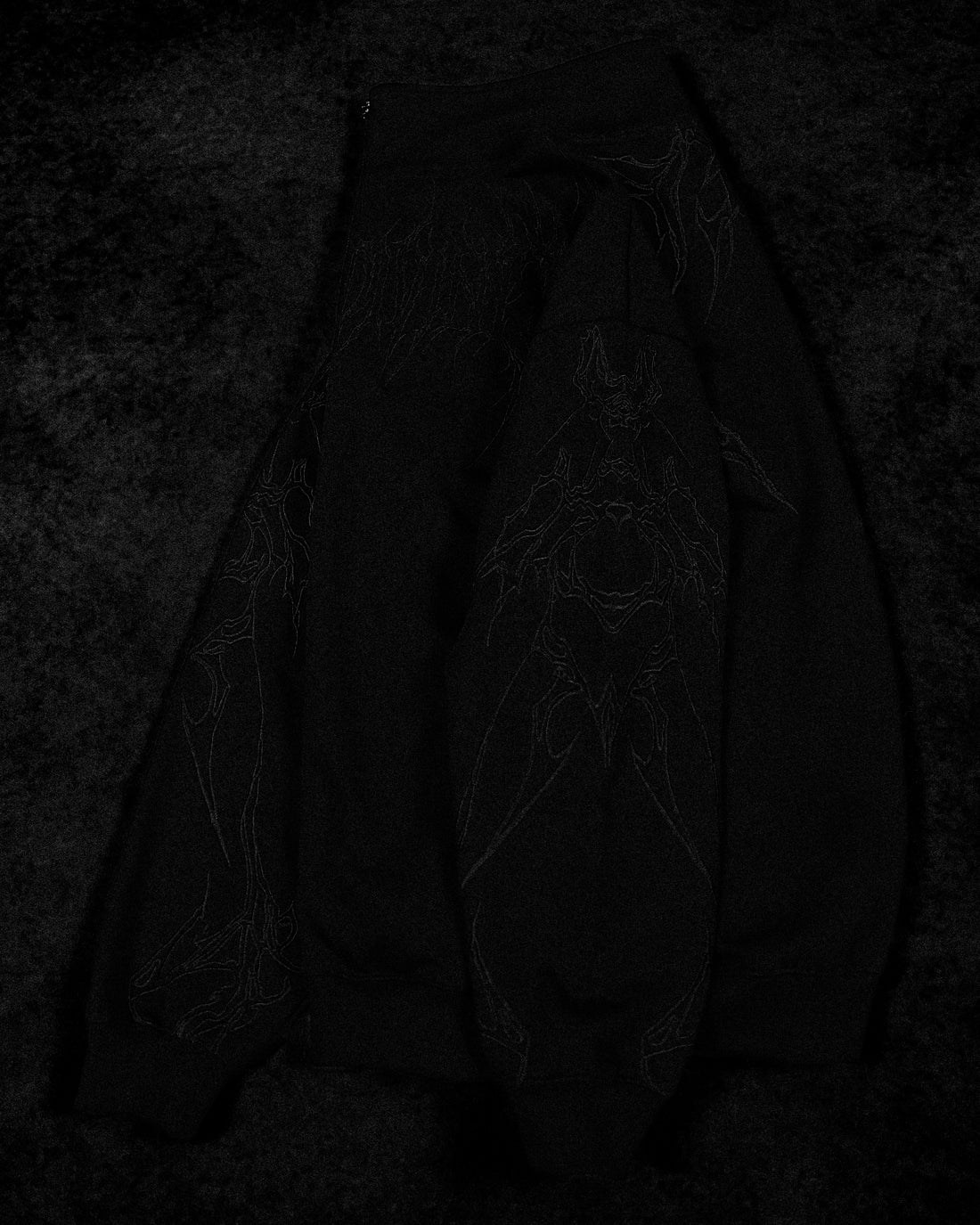 Netherwalker Oversized Zip-up jacket [DARKNESS]