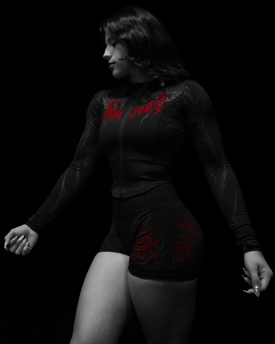 Women's Void Tech™ Moonveil Zip-up Compression jacket [NIGHTMARE]