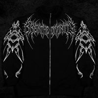 Netherwalker Oversized Zip-up jacket [VOID BLACK]
