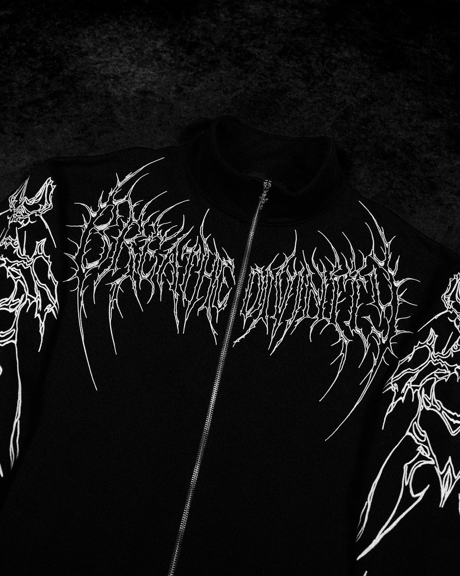 Netherwalker Oversized Zip-up jacket [VOID BLACK]
