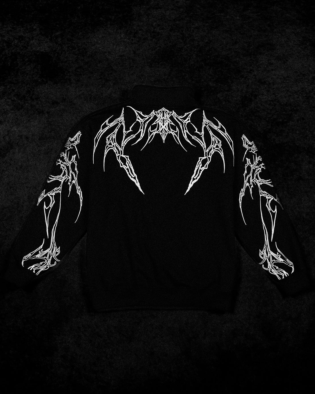 Netherwalker Oversized Zip-up jacket [VOID BLACK]