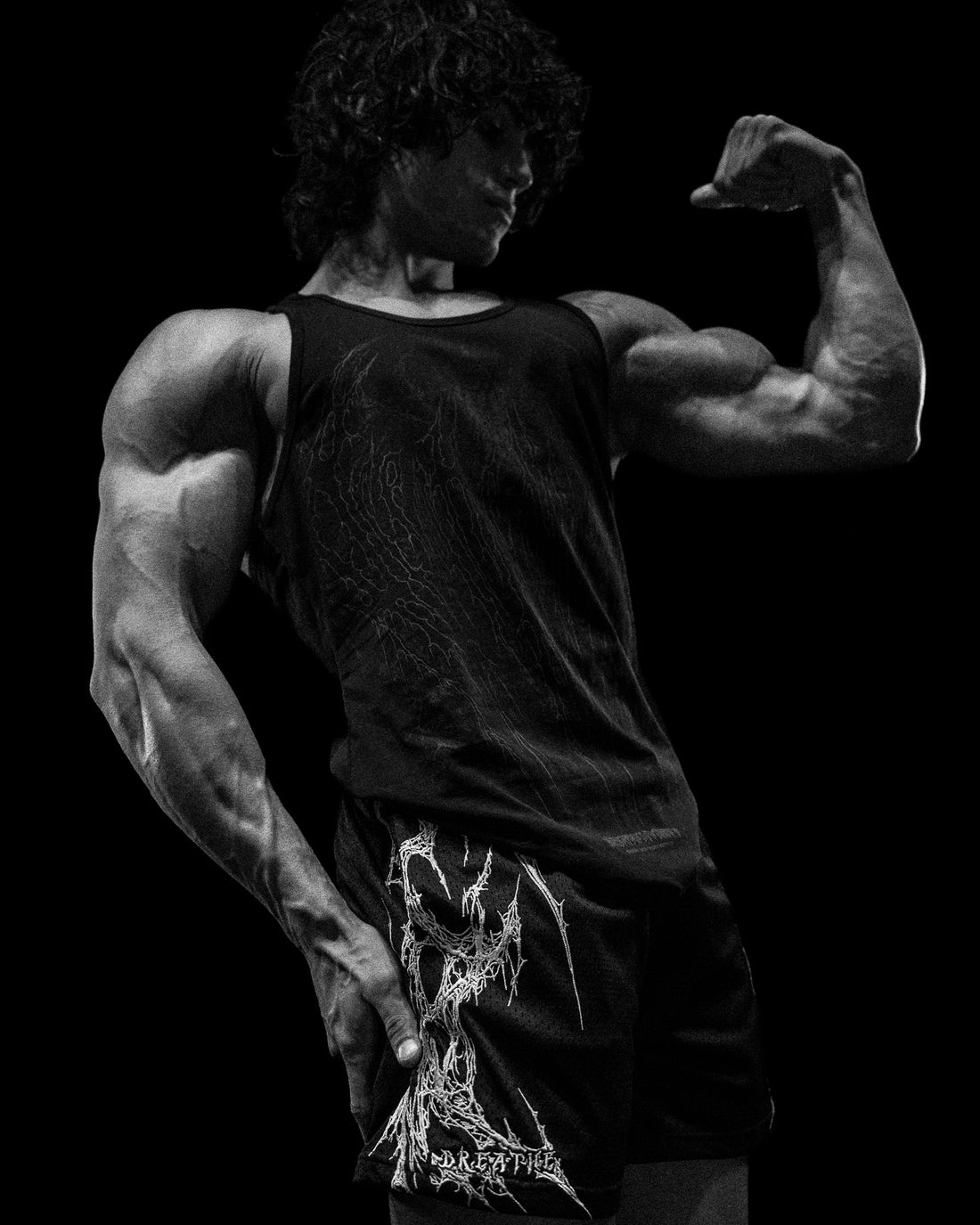 Nightfall Bodybuilding Stringer [VOID BLACK]