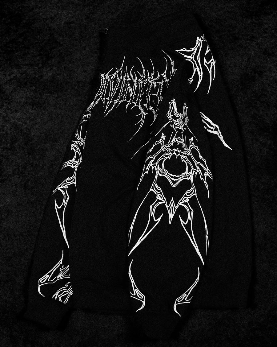 Netherwalker Oversized Zip-up jacket [VOID BLACK]