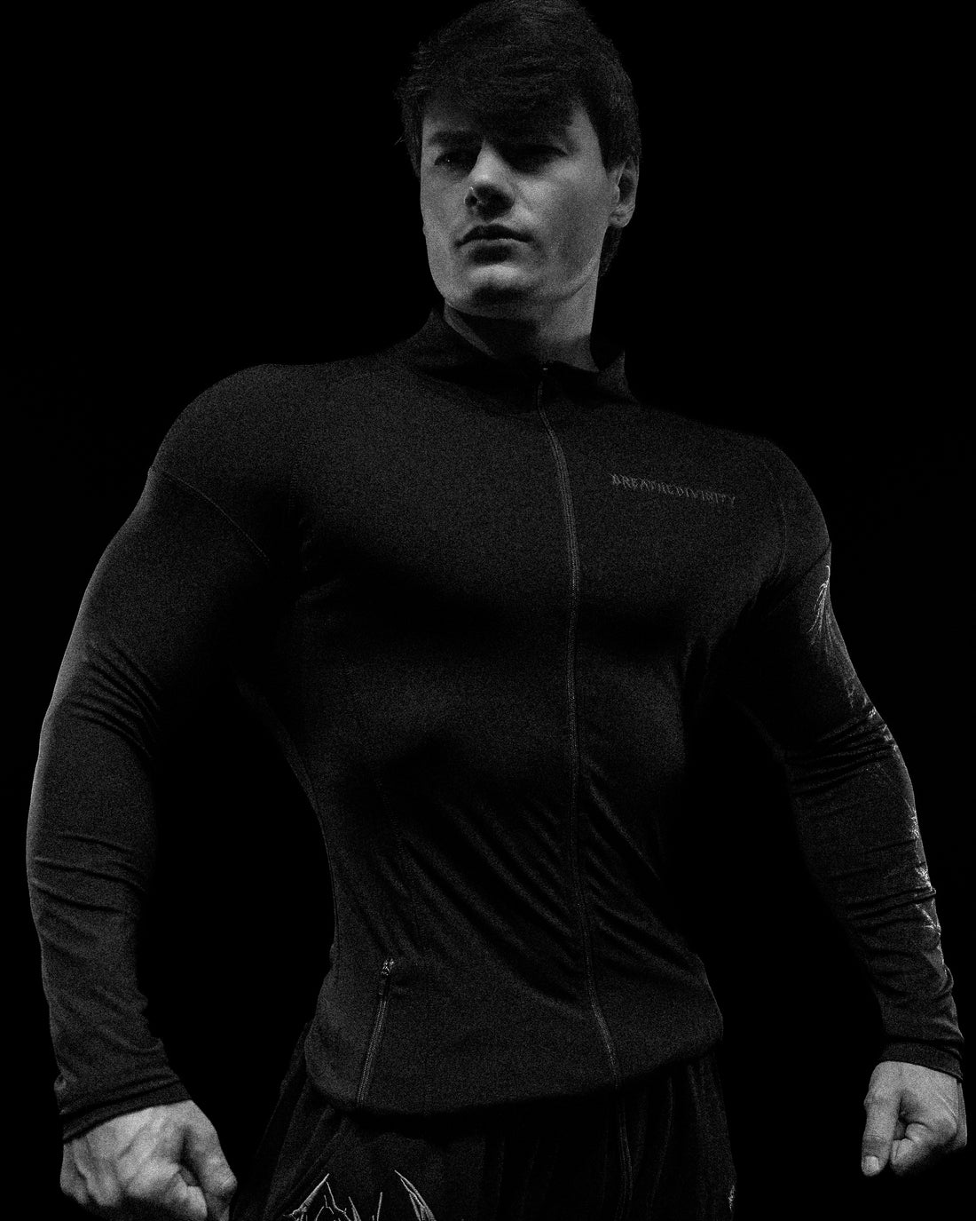 Void Tech™ Blood Wyvern Full-Zip Longsleeve Compression [DARKNESS]