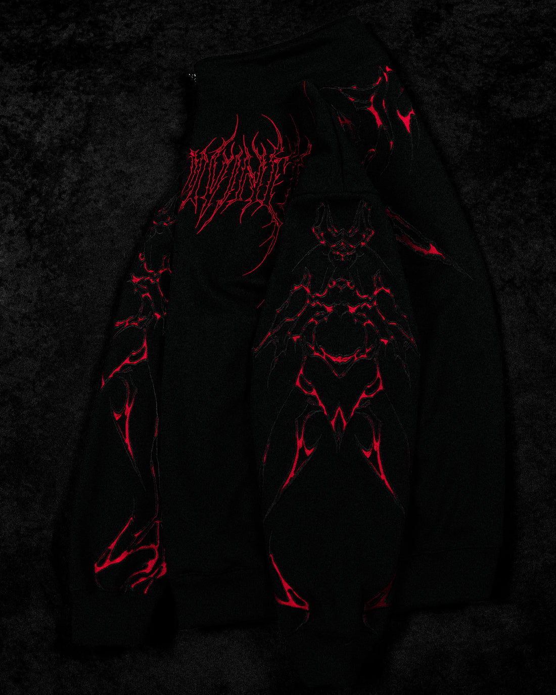 Netherwalker Oversized Zip-up jacket [NIGHTMARE]