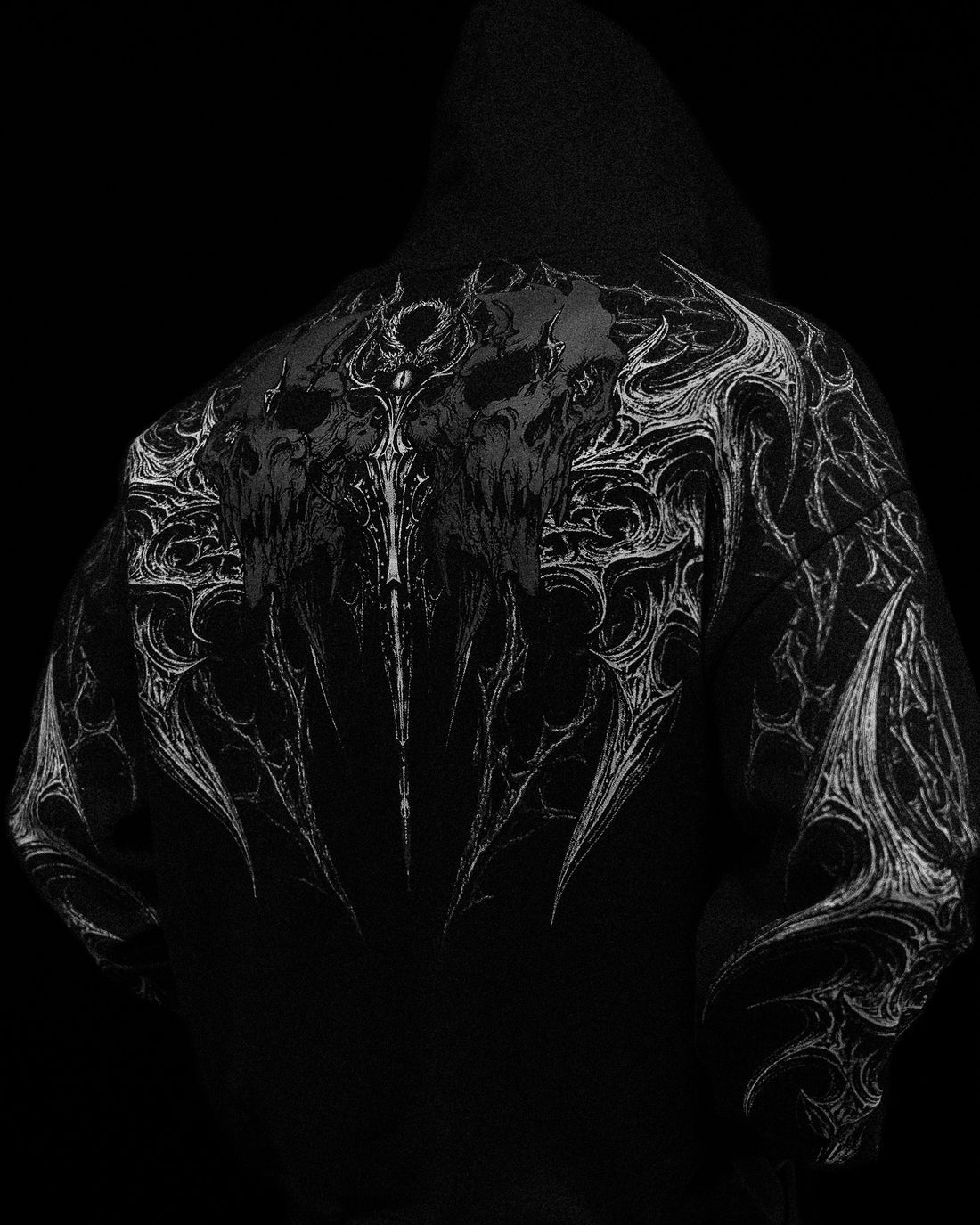 Eclipse Oversized Pullover Hoodie [MIDNIGHT]