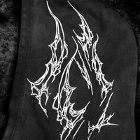 Kingslayer Oversized Zip-up hoodie [SMOKE]