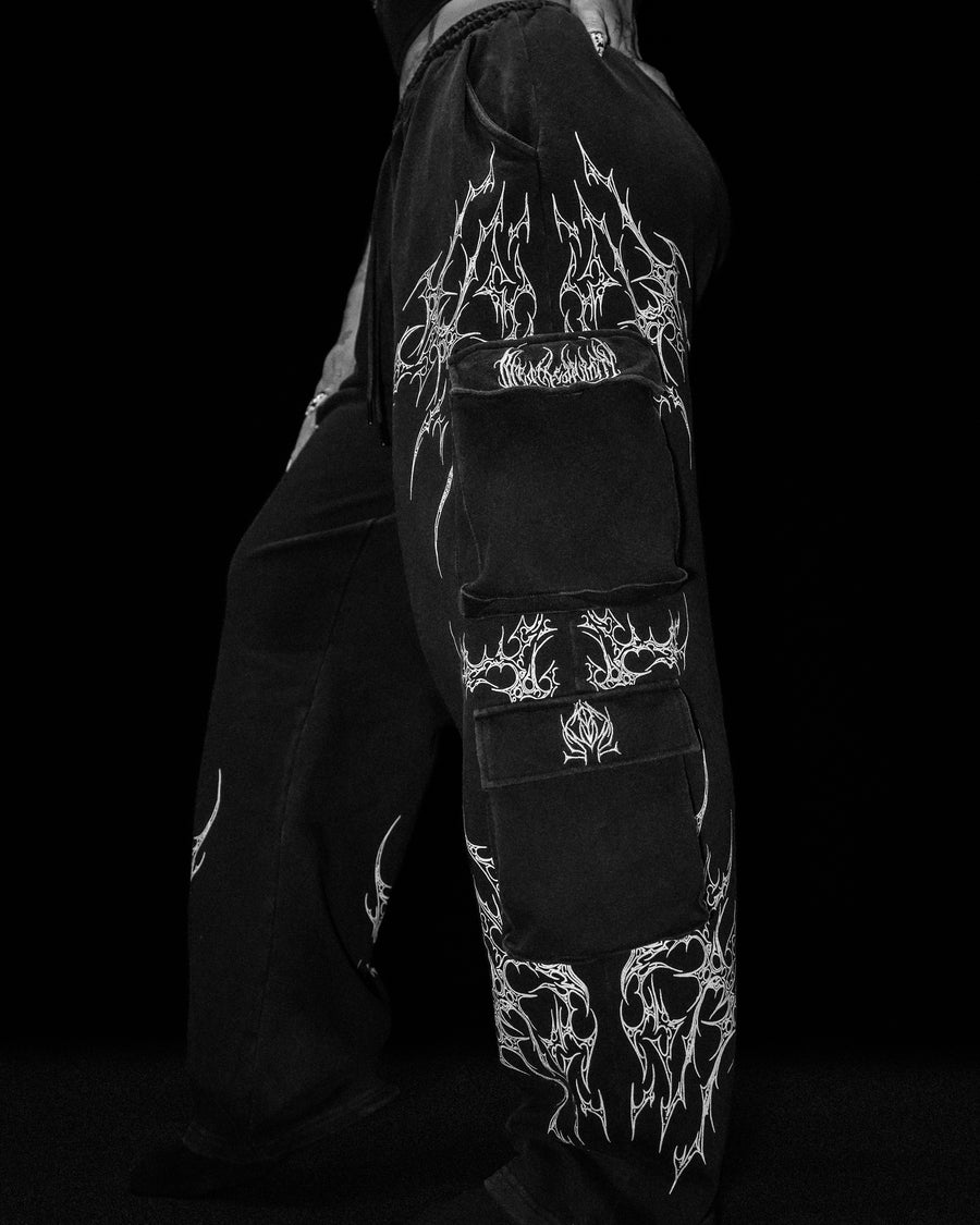 Women's Duskraven banana shaped Uncuffed Cargos [VINTAGE]