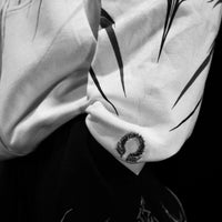 Immortality Oversized Zip-Up Hoodie [DIVINE WHITE]