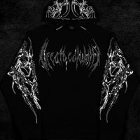 Deathblade Oversized pullover hoodie [VOID BLACK]