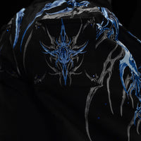 Women's Eternal Flame Rhinestone Oversized Sweatpants [MIDNIGHT BLUE]