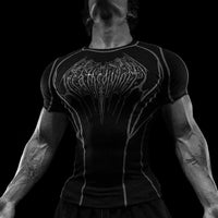 Void Tech™ Arachnid Venom Texture shortsleeve Compression [VOID BLACK]