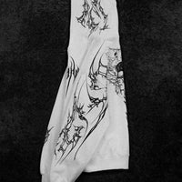 Kingslayer Oversized Zip-up hoodie [DIVINE WHITE]