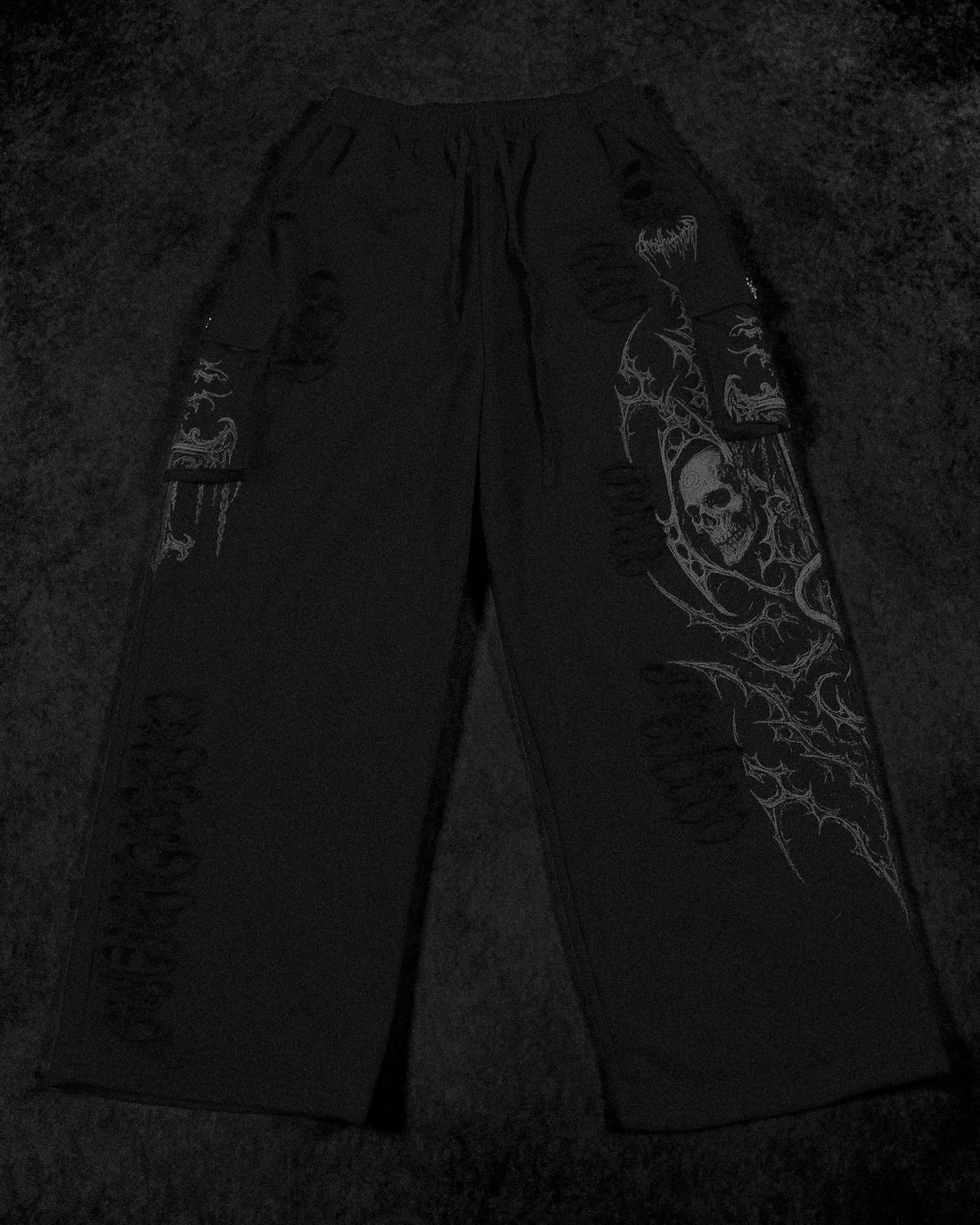 Mens Tarnished Uncuffed Luxury Cargos [CEMENT]