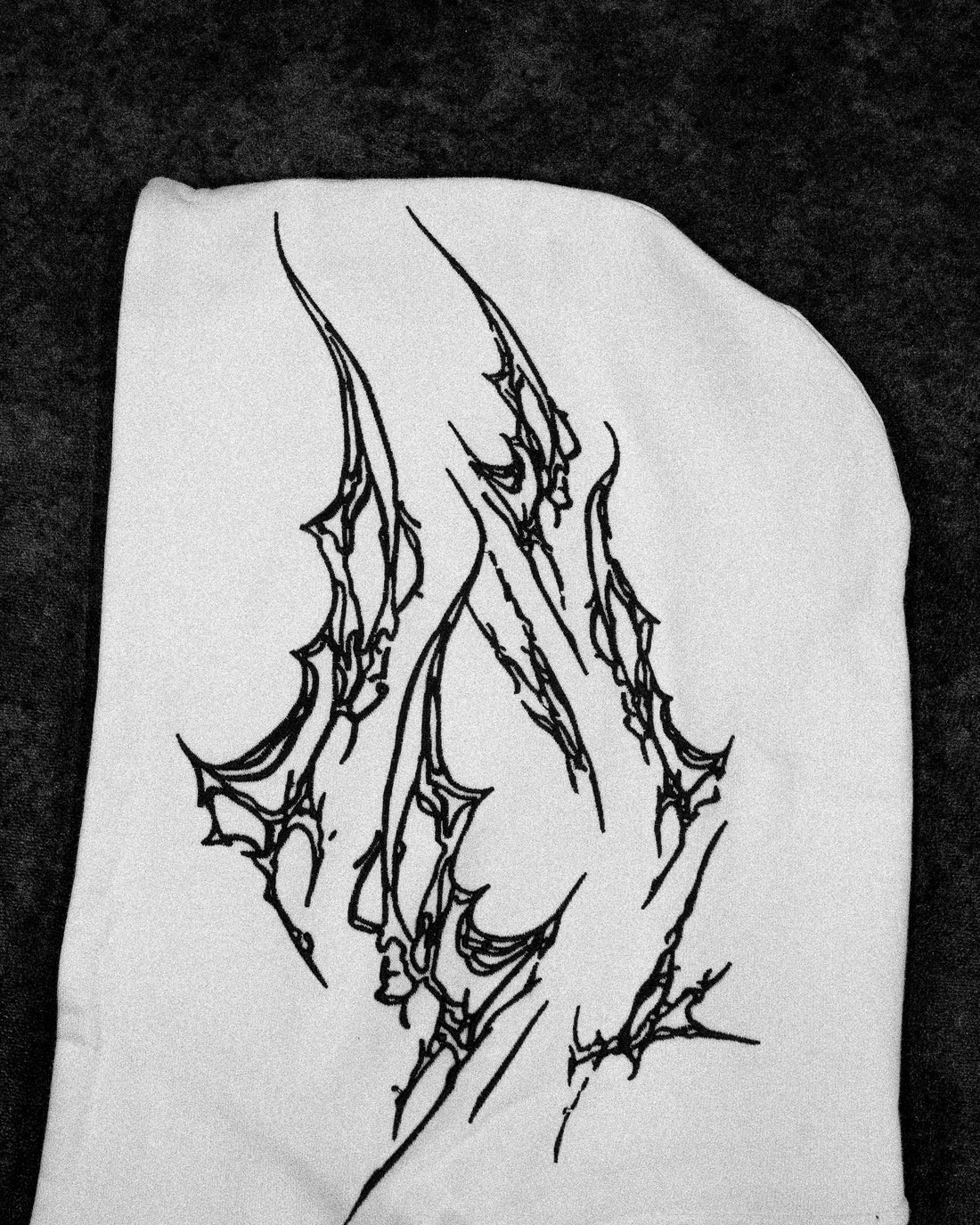 Kingslayer Oversized Zip-up hoodie [DIVINE WHITE]