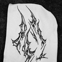 Kingslayer Oversized Zip-up hoodie [DIVINE WHITE]