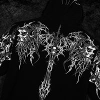 Deathblade Oversized pullover hoodie [VOID BLACK]