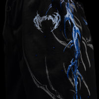 Women's Eternal Flame Rhinestone Oversized Sweatpants [MIDNIGHT BLUE]