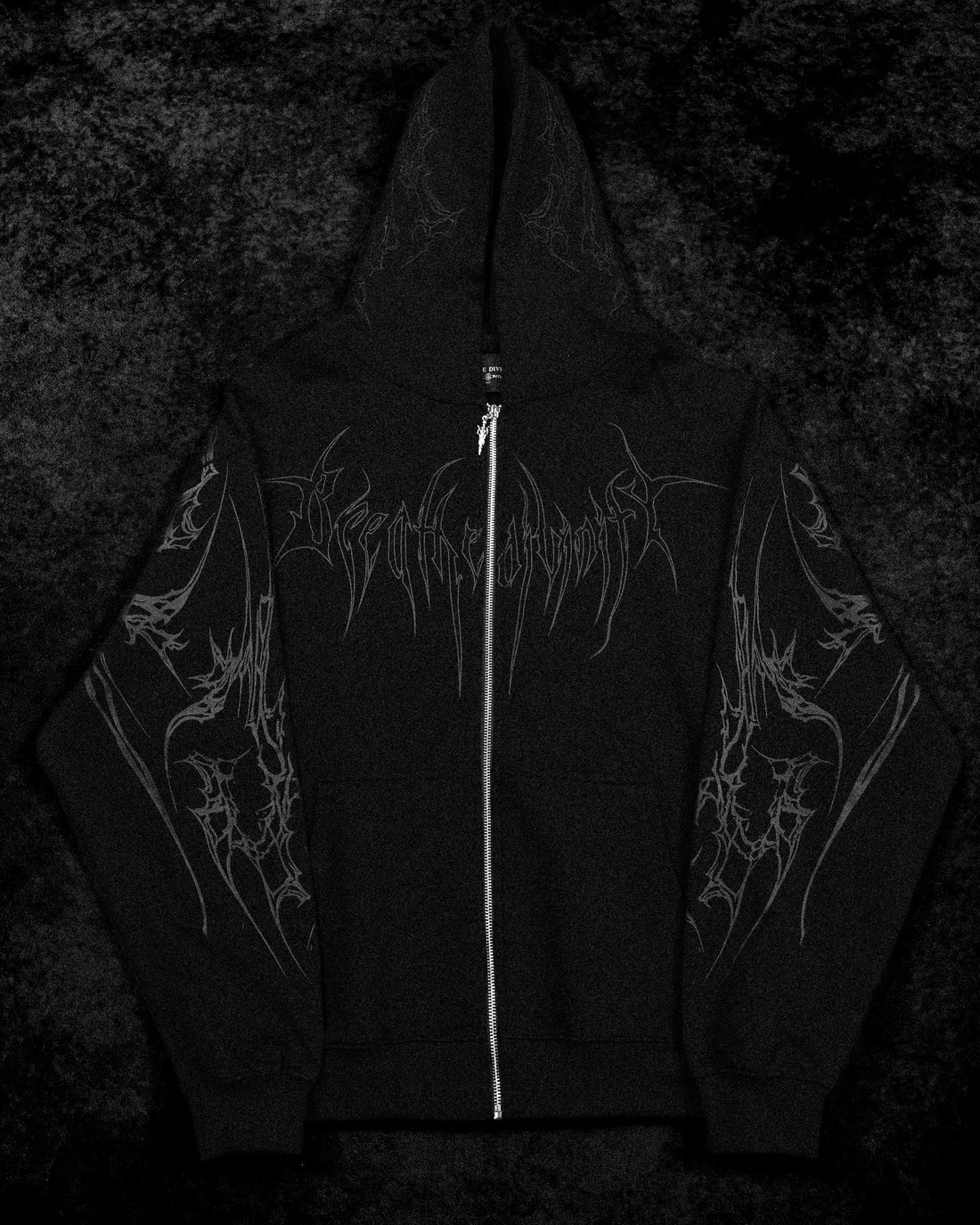 Kingslayer Oversized Zip-up hoodie [DARKNESS]